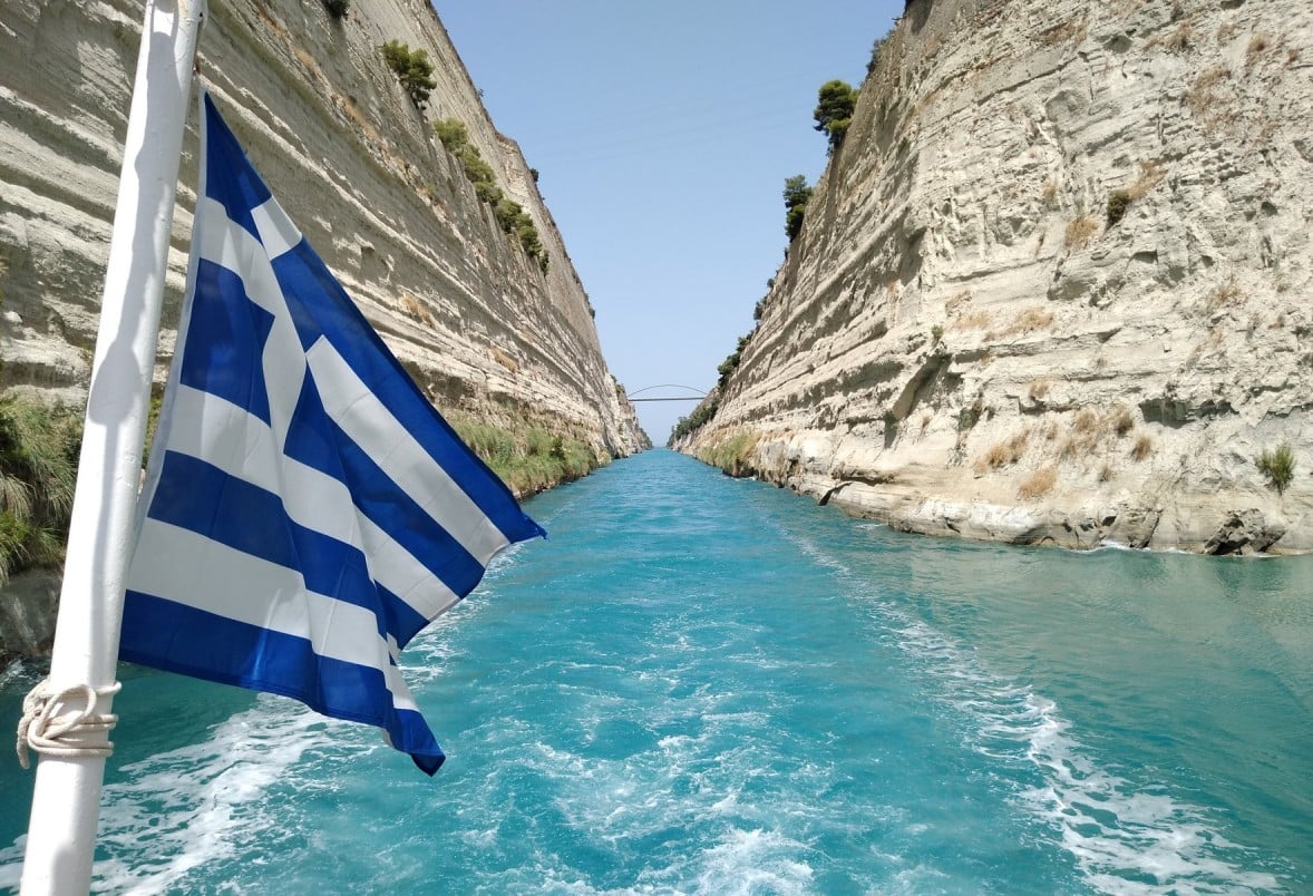 Corinth Canal is Open Great for Luxury Charter Yachts